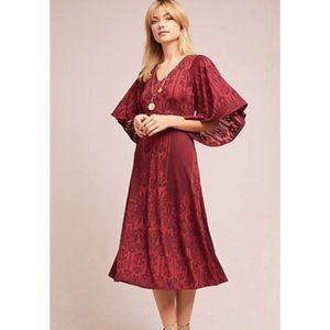 Anthropologie Akemi + Kin Isolde Bell-Sleeve Dress